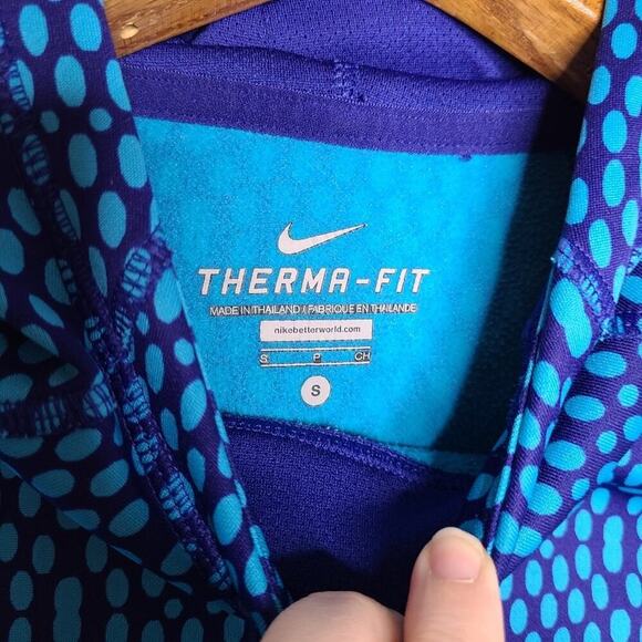Nike‎ Size Small Blue Hooded Pullover Sweatshirt - Picture 5 of 12